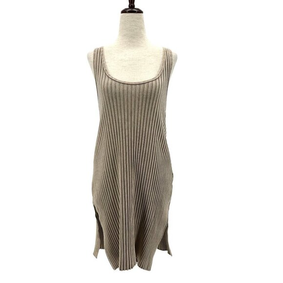 John Elliott Tops - John Elliott Ginza Ribbed Tunic Tan Tank Top Womens 0